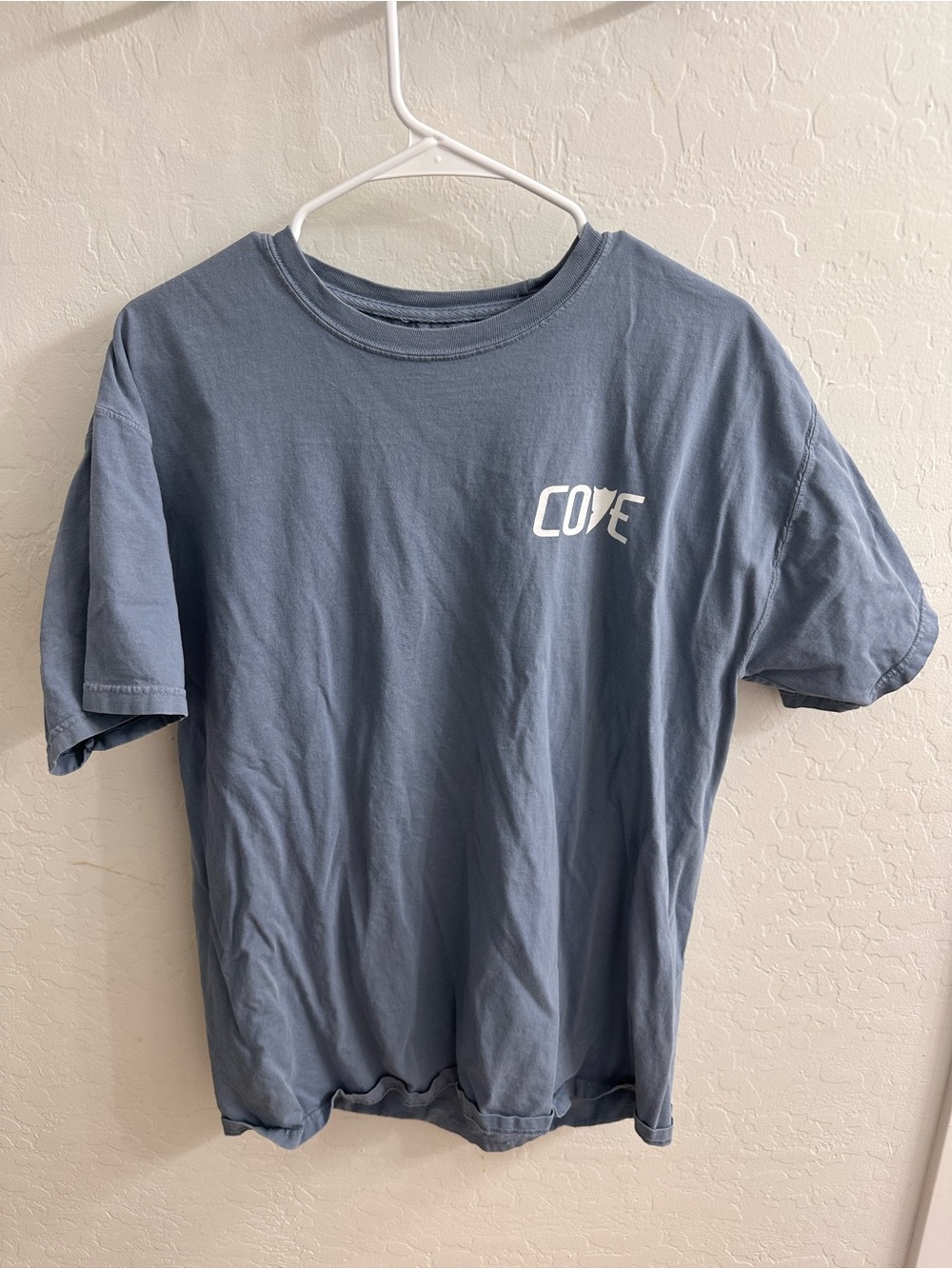 Cove Dusty Blue Logo Tee
